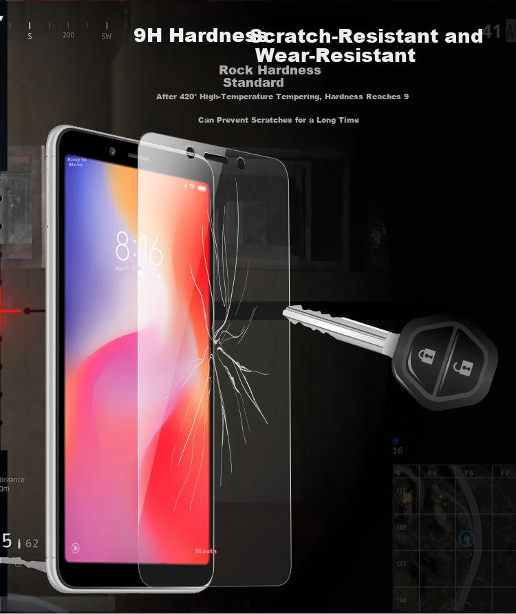 ESCASE [Compensation for Defective Products] Redmi Note 10 Pro Tempered Glass Screen Protector, Full Coverage Ultra-Thin HD Glass Anti-Drop Fingerprint Resistant No White Edge Transparent Film for Redmi Phones 3