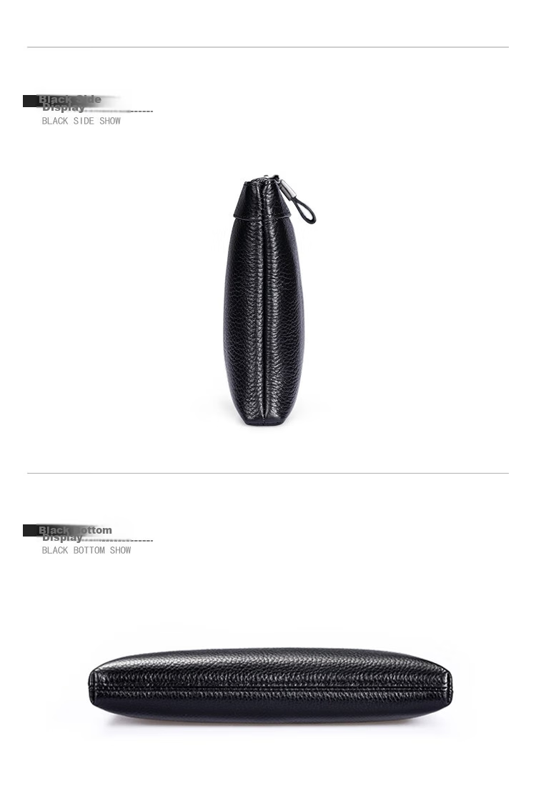 Pabojoe Men's Handbag, Top-Layer Cowhide, Soft Clutch, Casual Multifunctional Handheld Bag, Envelope Bag, Gift for Me 11