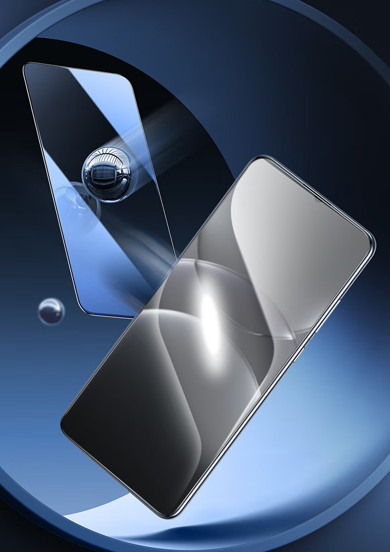 Baozou [Compensation for Defective Products] Tempered Glass Screen Protector for Huawei Nova 14 Pro, Curved Full Screen High Definition Anti-Fingerprint Glass Film for Huawei Nova 13 Pro/13 Ultra 2