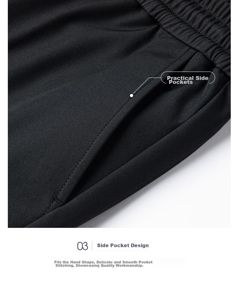 Yalu Men's Winter Thickened Casual Long Pants, Fleece-Lined Trousers, Warm Goose Down Pants with Elastic Cuffs 21