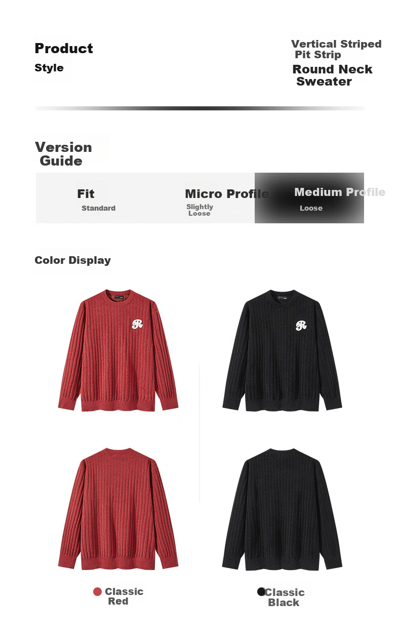 GXG Men's Red Knit Sweater, Commuter Style, New Spring 2025 Collection, Red, Size 175/L 3