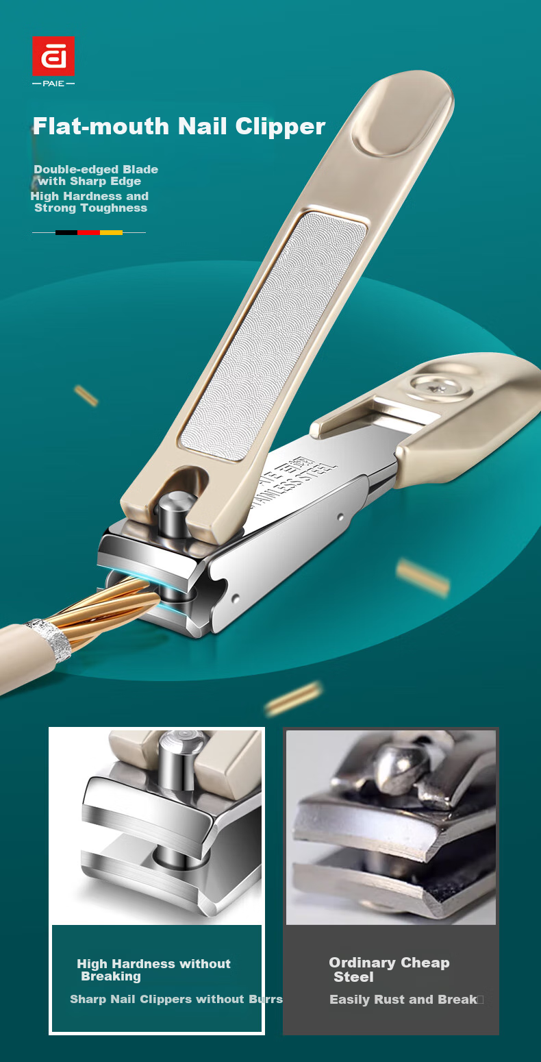 PAIE Anti-Splash Nail Clipper Set, Home-Use High-Quality Nail Clippers, Professional Care Tools for Men And Wome 5