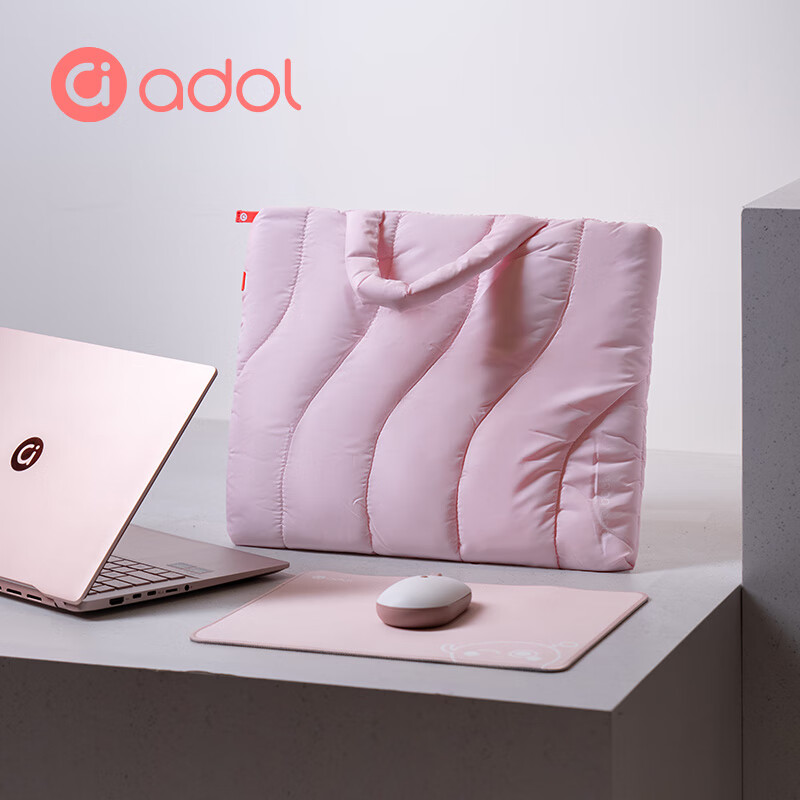 ASUS A-Bean Bubble Cloud Laptop Bag Ice Peach Pink (Fits Laptops 14 Inches and Below)