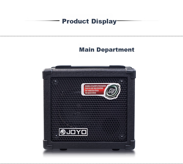 JOYO DC-15 Acoustic-Electric Guitar Amplifier with Effects Pedal, Drum Machine, Rhythm Guitar Practice Portable Speaker 10