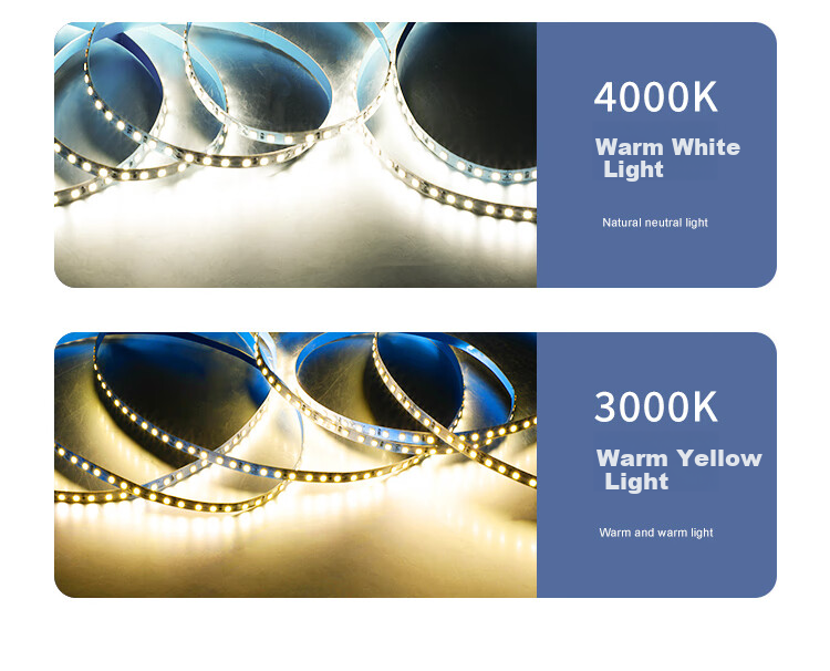 FSL LED Low Voltage Commercial Ultra-Bright Linear Light Strip No Main Light Self-Adhesive 120 Beads 24V 10W Warm White 4000K (10m) Requires Transformer 2
