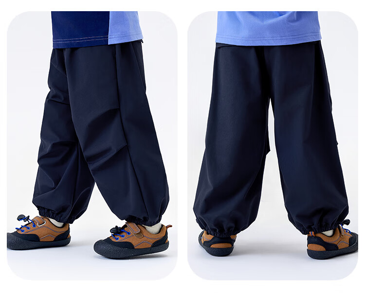 MQDMINI Children's Clothing, Boys And Girls Casual Pants, Kids' Sports Trousers, Simple Paratrooper Pants 24
