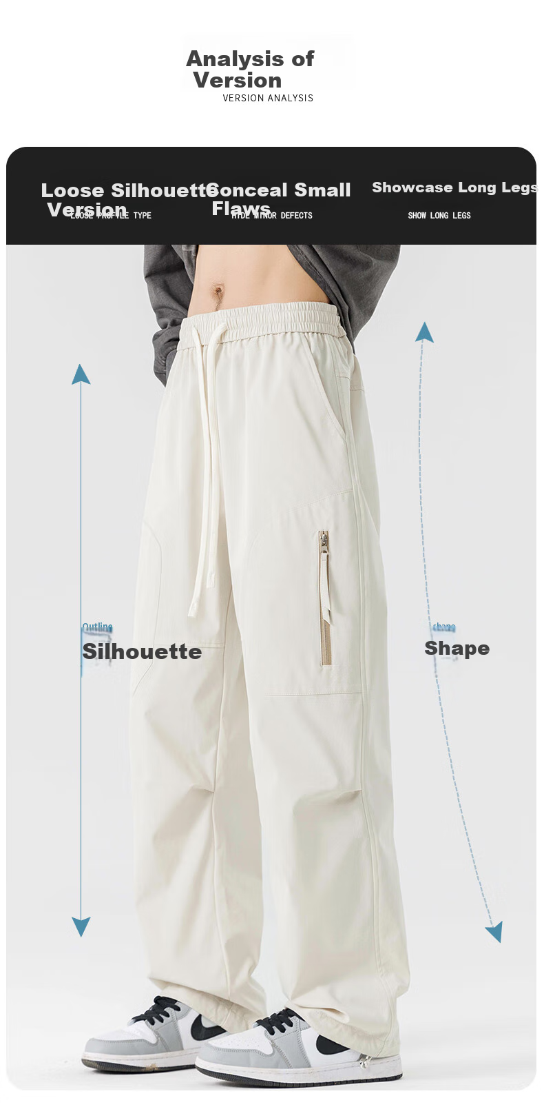 Dingfengbaoluo American-Style Functional Cargo Pants for Men, Summer Versatile Loose-Fit Trendy Outdoor Hiking Casual Trousers DFK35 Apricot Color 2XL 2
