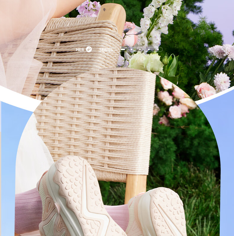 361° Women's Sports Shoes, Spring Leather Retro Couple Sneakers, Style 682516610-2 22