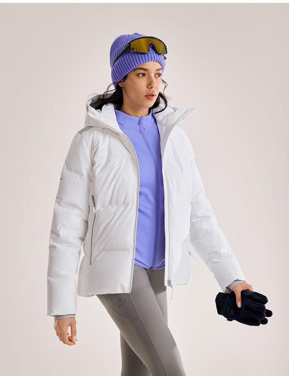 KAILAS Kailas Dagu Women's 700 Fill Power Goose Down Insulated Waterproof Windproof Outdoor Winter Hooded Down Jacket 6