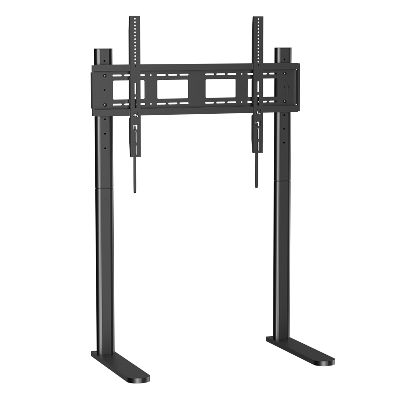 Jianleji 55-65 Floor Stand for TV, No Drilling Required, Hidden TV Cabinet Mount, Universal Height-Increasing 1.5 Meters, Suitable for Hisense, Xiaomi, Skyworth, Samsung, TCL