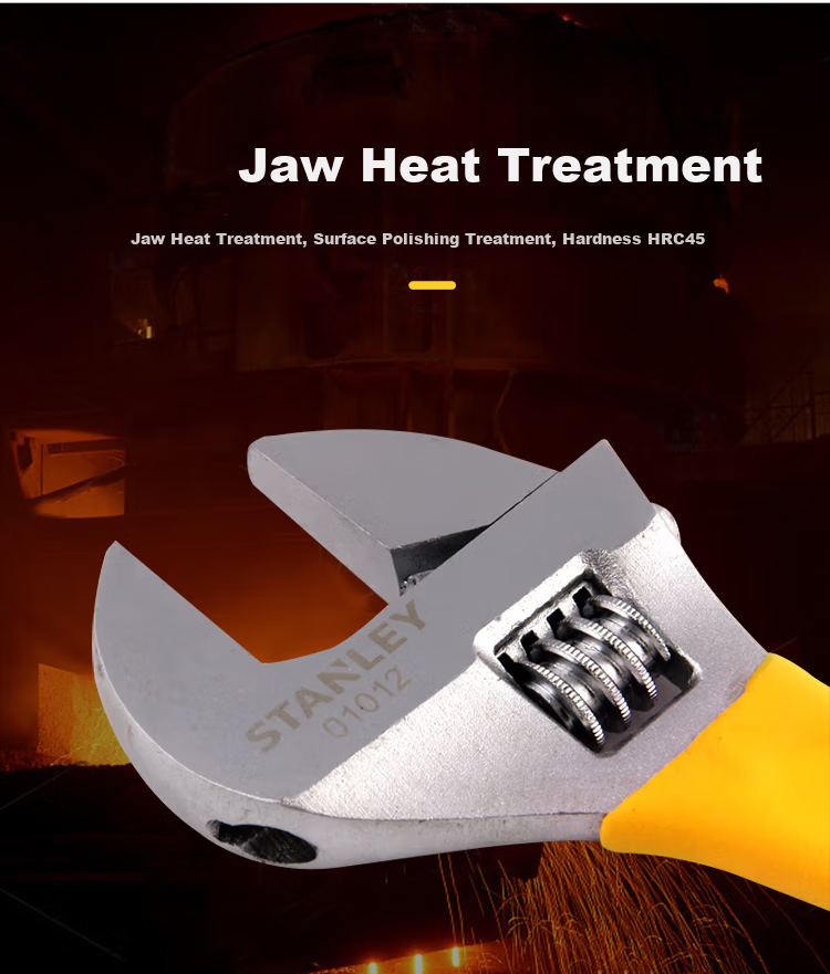STANLEY B Series Plastic-Coated Handle Adjustable Wide-Mouth Multi-Function Wrench 4"/100mm STAD01004-23 5