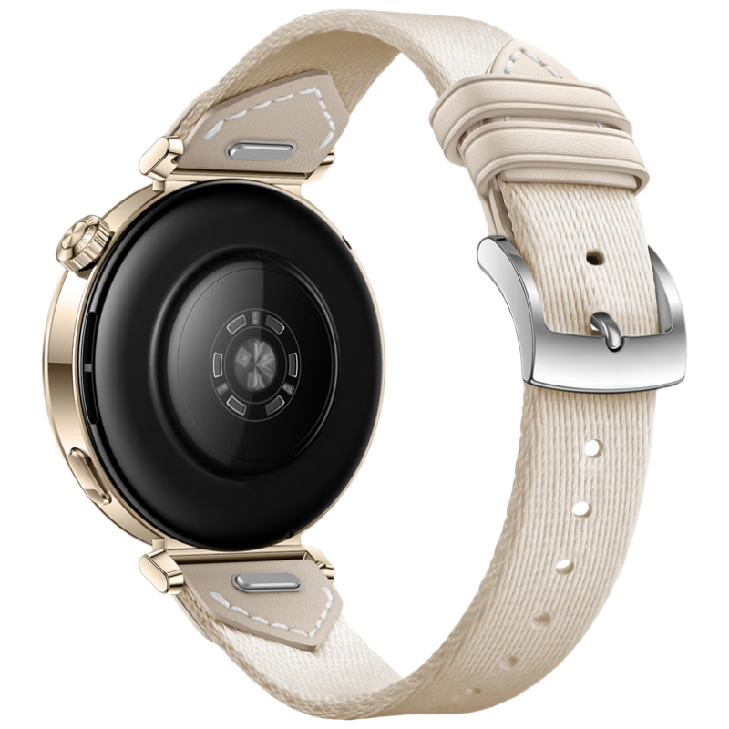 Weiqiantu Compatible Braided Watch Strap for Huawei Watch GT6/GT5/5pro/GT4/WATCH5, Official Style, 41/42mm Dial, Saddle Starlight - Push-In Versio