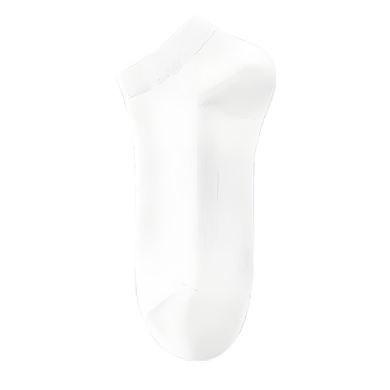 LEEME.ME Limi Disposable Socks for Men, Travel Short Tube Socks, Comfortable Business Trip Socks, 30 White, One Size Fits All