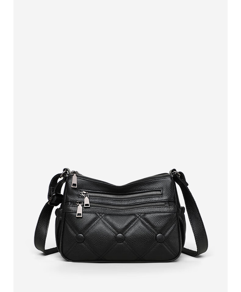 YUYULA Leather Handbag, Women's Crossbody Bag, Light Luxury Mom Bag, Practical Gift for Middle-Aged And Elderly Mothers on Mother's Day 1