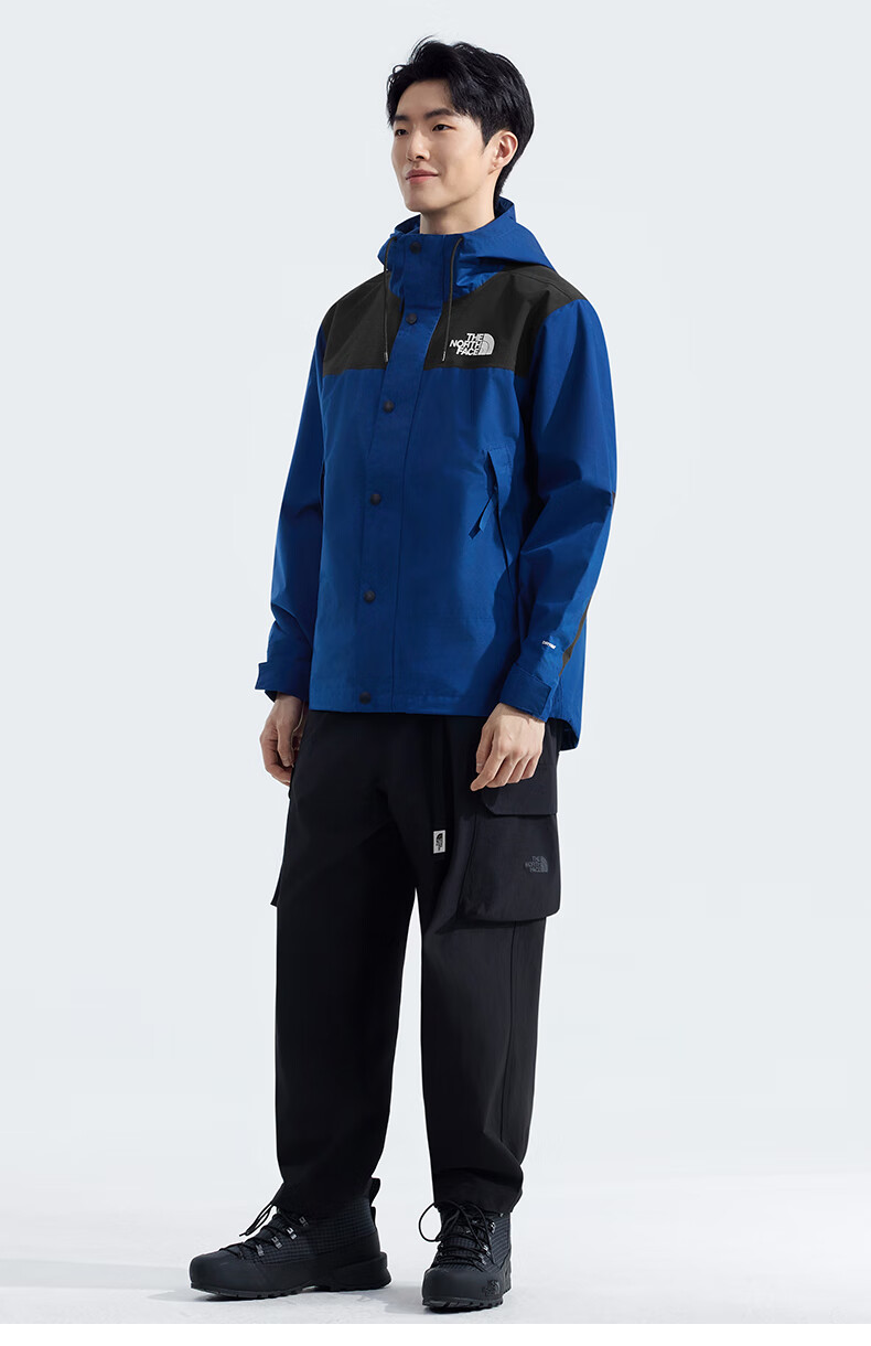 The North Face Men's Hard Shell Waterproof Outdoor Jacket 8DGC Seascape Blue/F1T XL 1