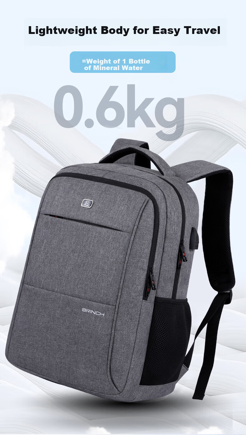 BRINCH Laptop Backpack, 17/18 Inch, Shockproof And Water-Resistant, for Business Trips, Travel, Commuting, Large Capacity 11