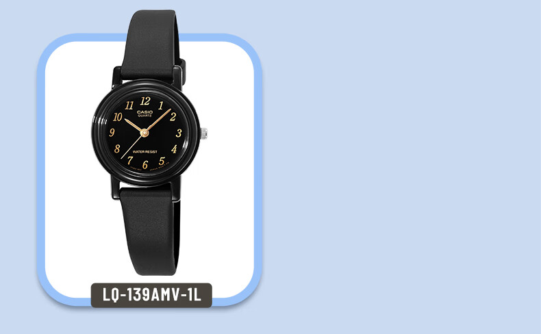 CASIO Watch for Girls, Analog Student Small Dial Children's Watch for Exams [Valentine's Day Gift] LQ-139L 9