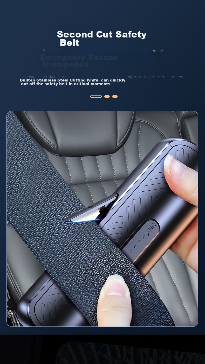 Jumu Car Safety Hammer, Temporary Vehicle Moving, Parking Removal Phone Number Plate, In-Car Air Freshener, Car Interior Window Breaker Perfume 12