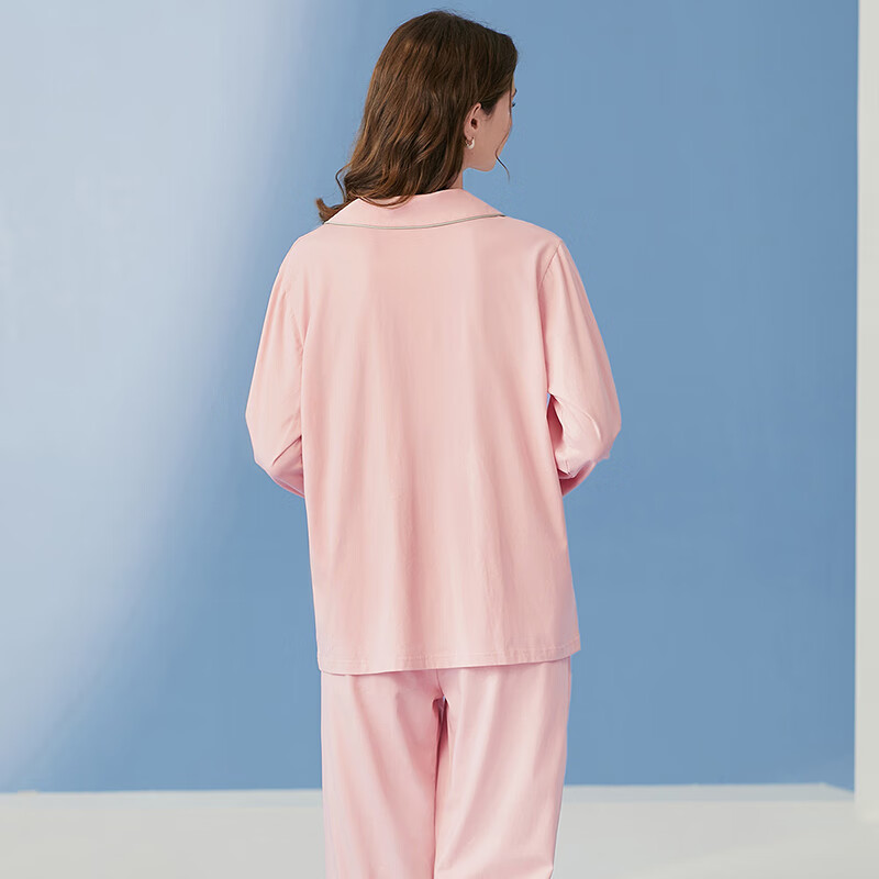 Fenteng Women's Pajamas, 5A Antibacterial Pure Cotton, Simple Solid Color, Breathable, Suitable for Outdoor Wear, Home Loungewear Set, Soft Cotto