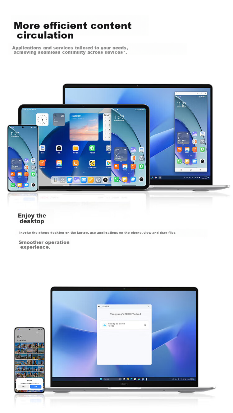 MI Notebook, Redmi REDMI Book 14 2025 Thin And Light Laptop, High-Performance Intel Core 5-220H, Office Laptop 6