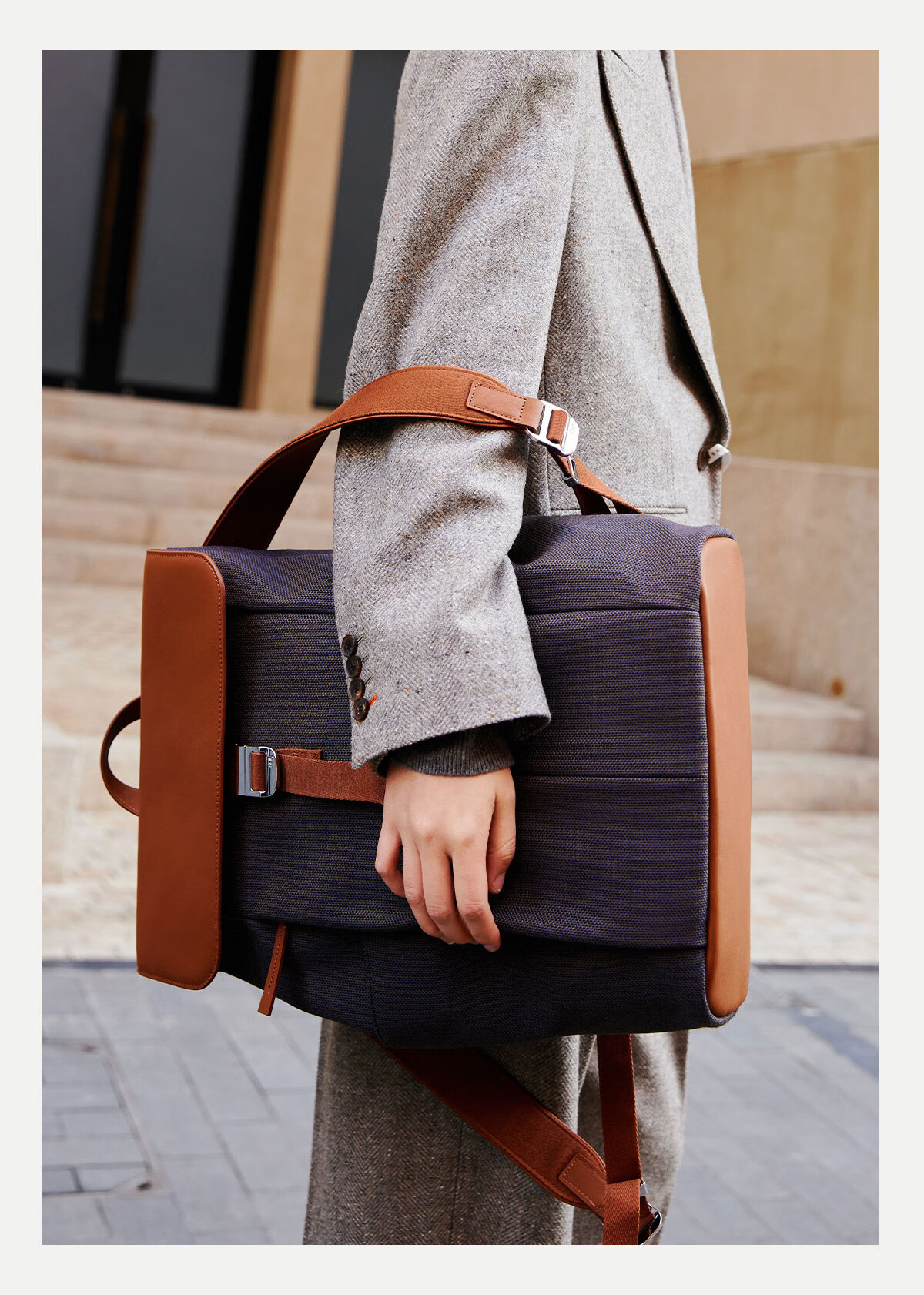 ITO "New Product" PORCINI BACKPACK, Twilight Brown 20L Business Backpack for Men And Women, Laptop Bag for Travel 3