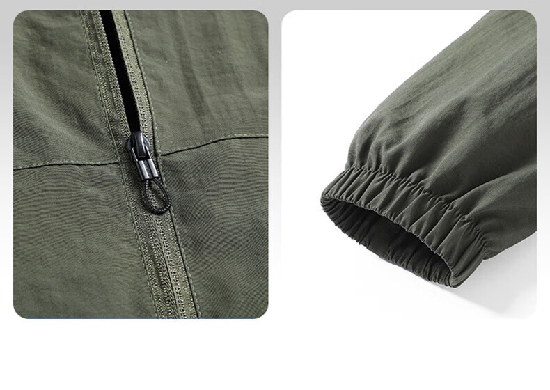 JEEP SPIRIT Men's Casual Versatile Lapel Outdoor Sports Loose Jacket Coat Military Green 3XL 5