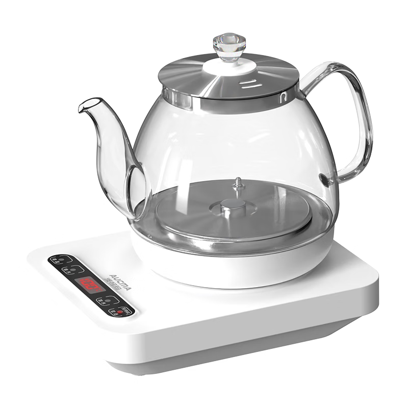 AUCMA 316 Automatic Water-Filling Constant Temperature Electric Kettle, 0.8L Glass Tea Maker, Kung Fu Tea Set, All-In Tea Table, Tea Brewing Pot, Electric Tea Stove, Electric Kettle J1
