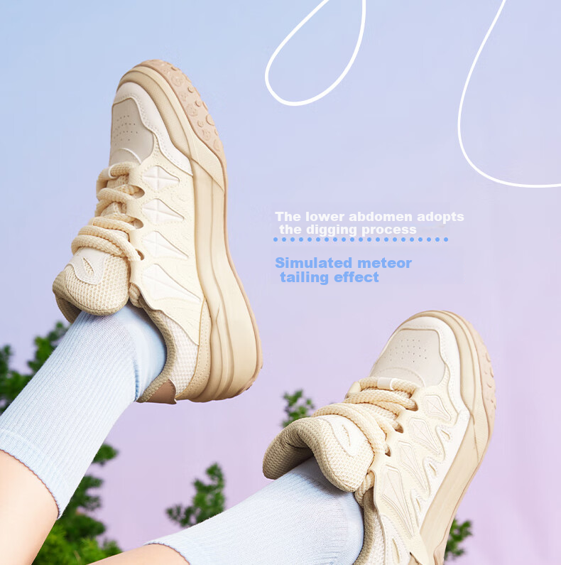 361° Women's Sports Shoes, Spring Leather Retro Couple Sneakers, Style 682516610-2 11