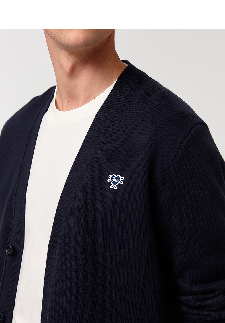 HAZZYS Men's Clothing, PHIZ Knitted Cardigan ABYZD0CAI10, Navy Blue NV, Size M (170/92A46) 11