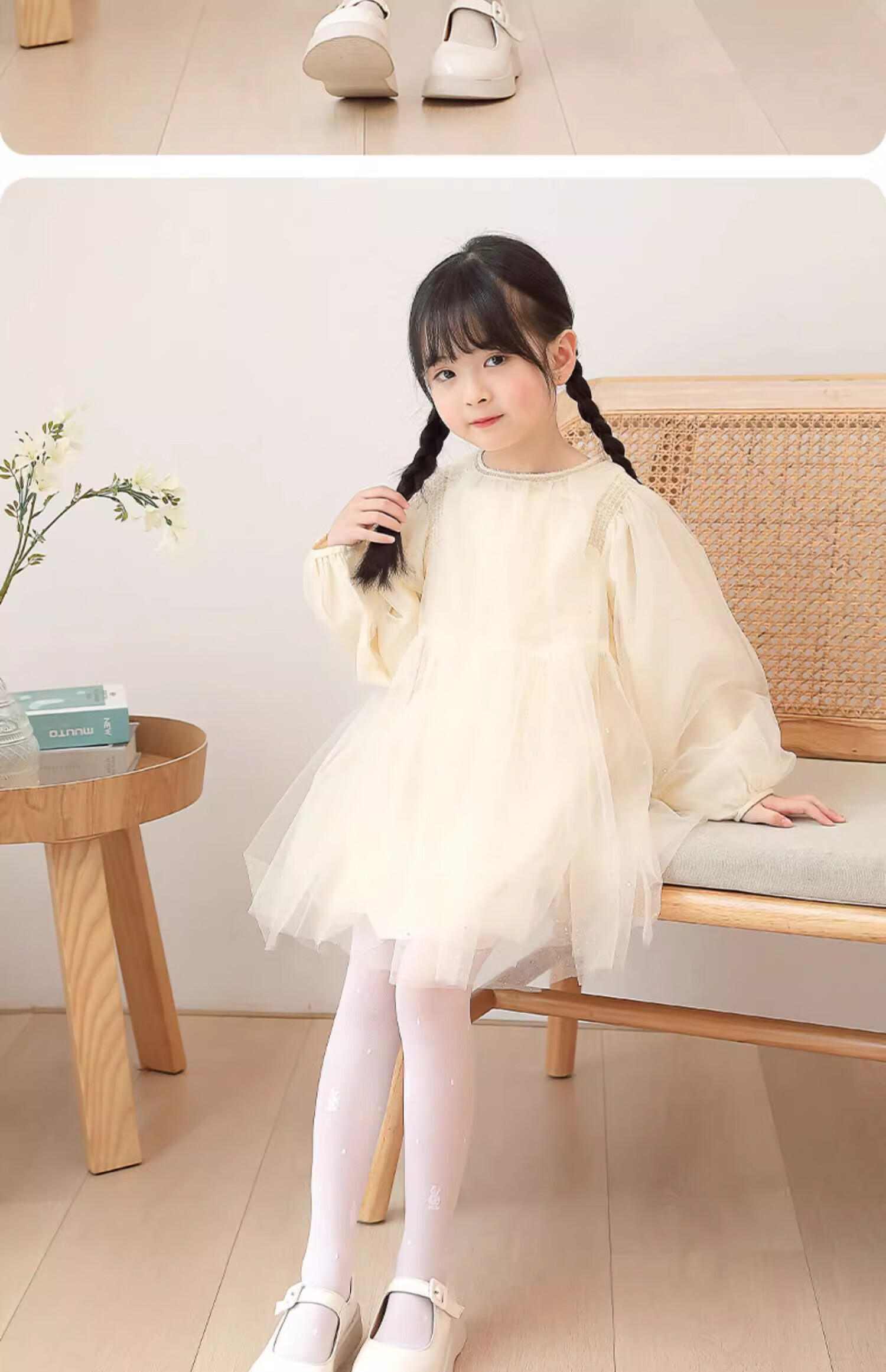 LangSha Children's Thin Spring and Summer Tights Baby Leggings White Anti-Mosquito Dance Pantyhose Ultra-Thin Girls' Pantyhose 17