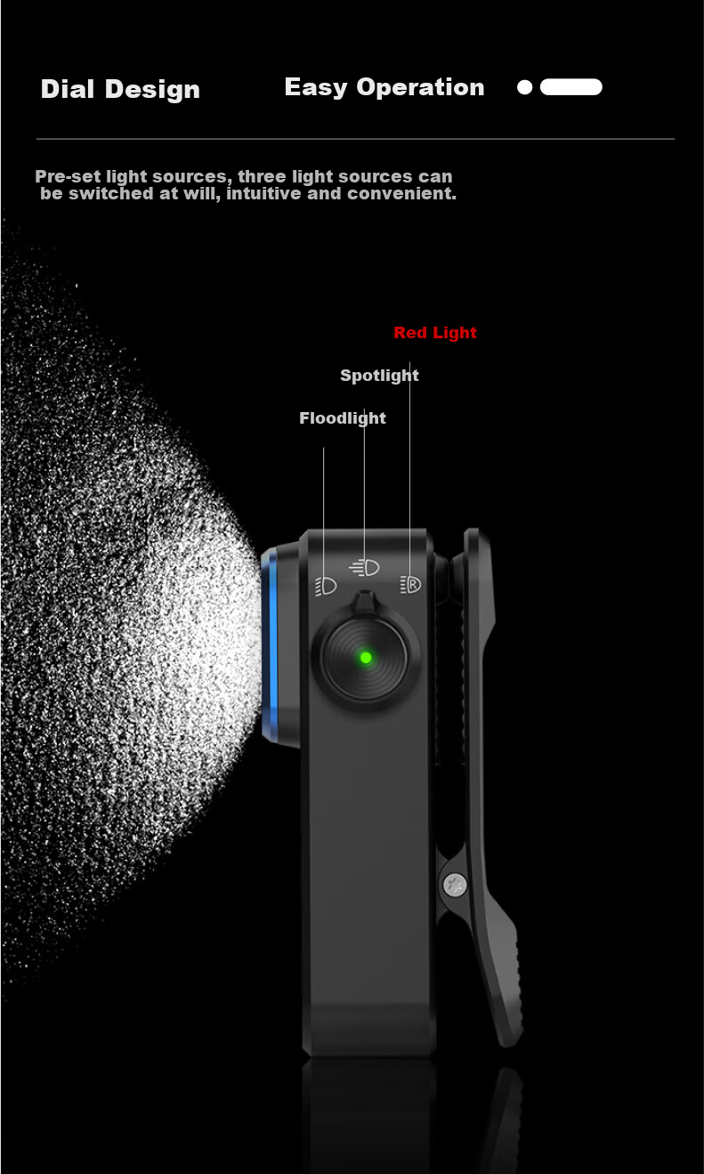 OLIGHT Warrior Pro S Ultra-Long Battery Life Portable Emergency Magnetic Five-Light Source High-Power Flashlight Night Fishing Lamp 9
