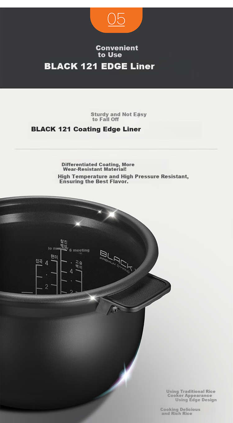 CUCHEN Rice Cooker, Imported from South Korea, 3L Capacity for 3-4 People, Non-Stick Pot, IH Triple Pressure, 2.1x High-Pressure Cooking in 11 Minutes, Fast Cooking, SPE0671 22