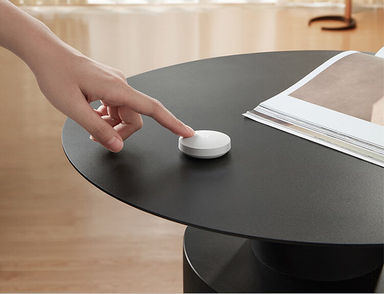 MI Wireless Bluetooth Smart Switch Button Wireless Switch Compatible with Gateway Adhesive and Portable 5