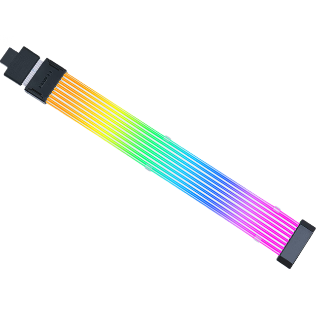 LIANLI Strimer Yicai Nici Xian Fourth Generation Wireless Version, Graphics Card Extension Cable 12+4-Pin Standard Version, Power Extension Cable, RGB Cable