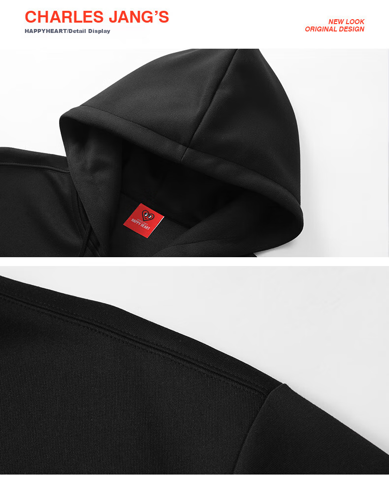 Chaersitaoxin [Wang Churan's Choice] Fleece-Lined Hooded Sweatshirt, Simple Casual Jacket for Men And Women, Light Khaki, XL 25