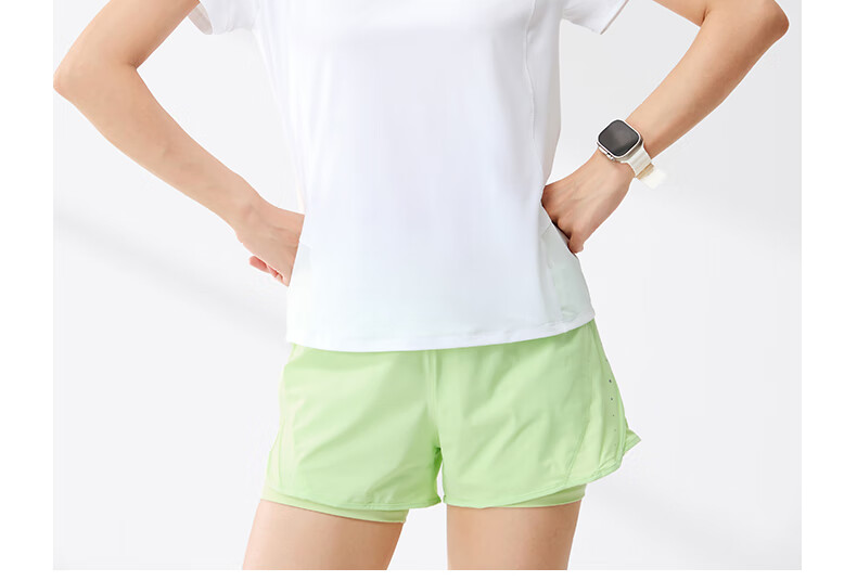 361° Women's Short-Sleeve Summer Clothing, New Cool-Feeling T-Shirt, Sun Protection Shirt, Ice Silk Athletic Running Top 662524116-2 29