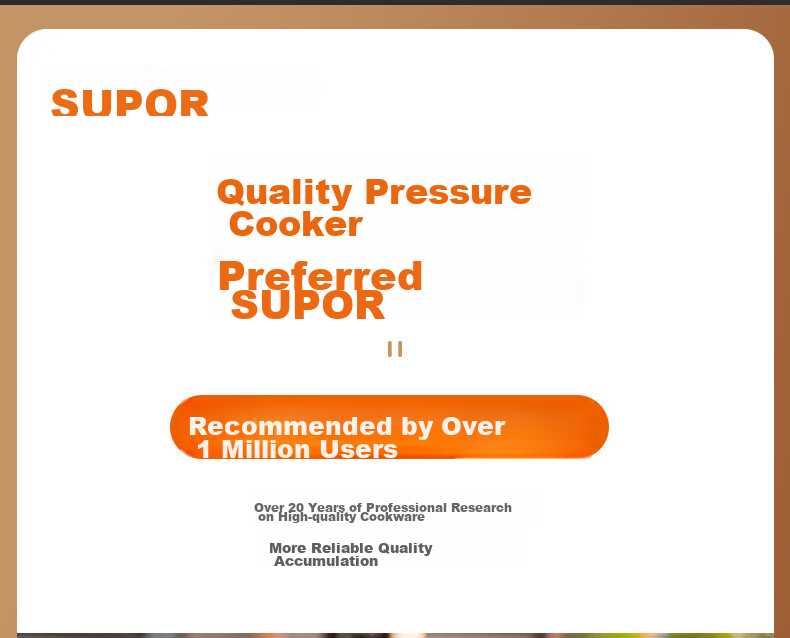 SUPOR 304 Stainless Steel 9L Pressure Cooker, 26cm [Suitable for 4-6 People], Explosion-Proof High Pressure Cooker, Compatible with Induction Cookers, Large Capacity 2
