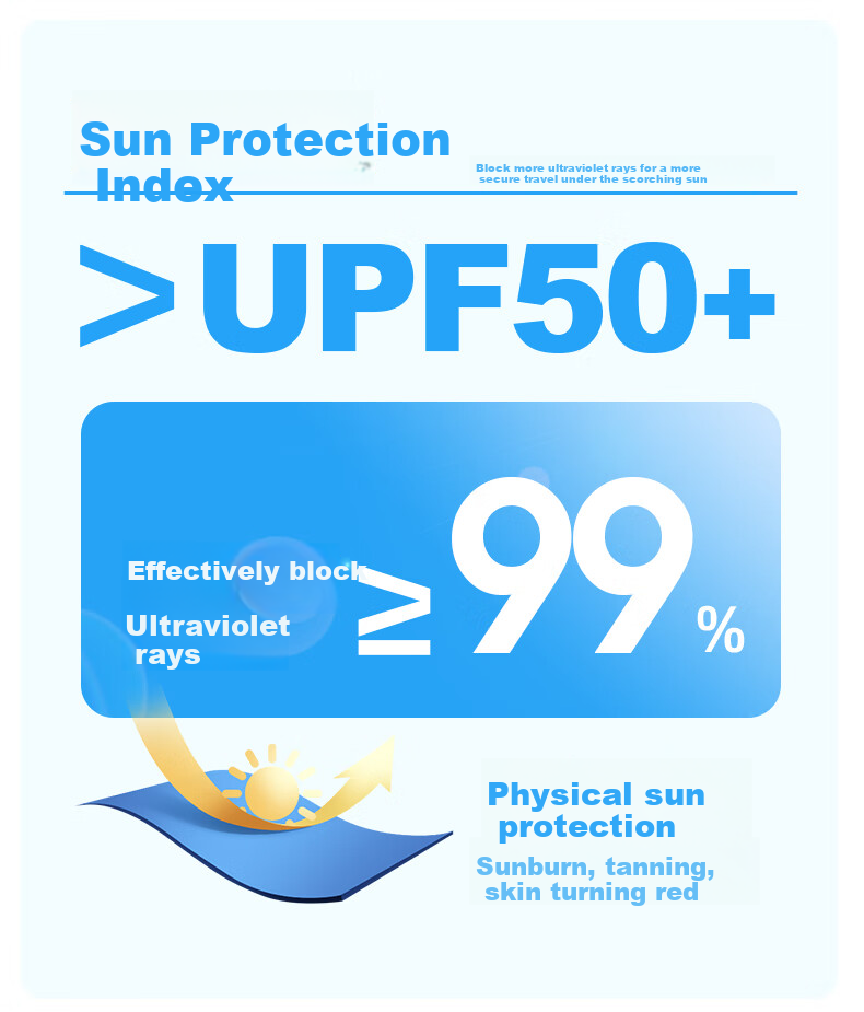 CAMEL [Iceberg] Sun Protection Clothing, UPF50+, UV-Resistant, Breathable Skin Coat, Cool-Touch Sun Protection Garment, Men's Jacket 4