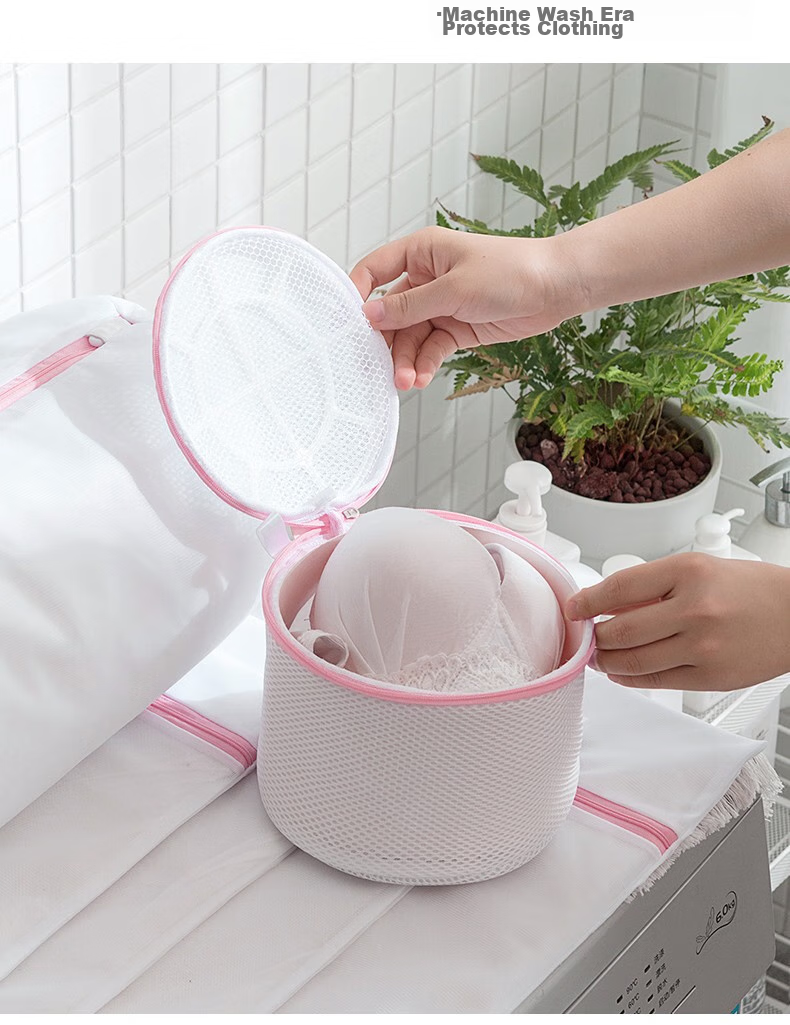 Jingxun Laundry Mesh Bags for Drum Washing Machines, Specialized Protective Bags with Fine Mesh, Thickened And Enlarged Size, Bra And Underwear Bags, 2 Pieces 7