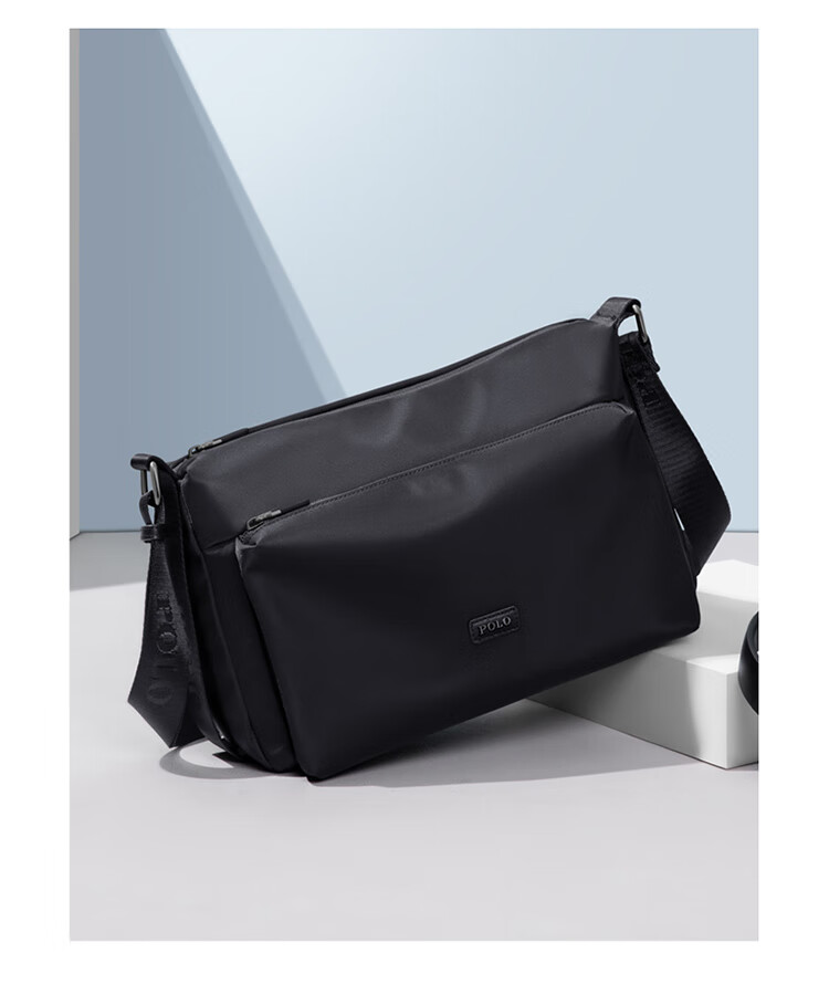 POLO Shoulder Bag for Men, Horizontal Style, Large Capacity Crossbody Bag, Casual IPad Bag, Phone Bag, Sports Messenger Bag, Birthday Gift for Me 13