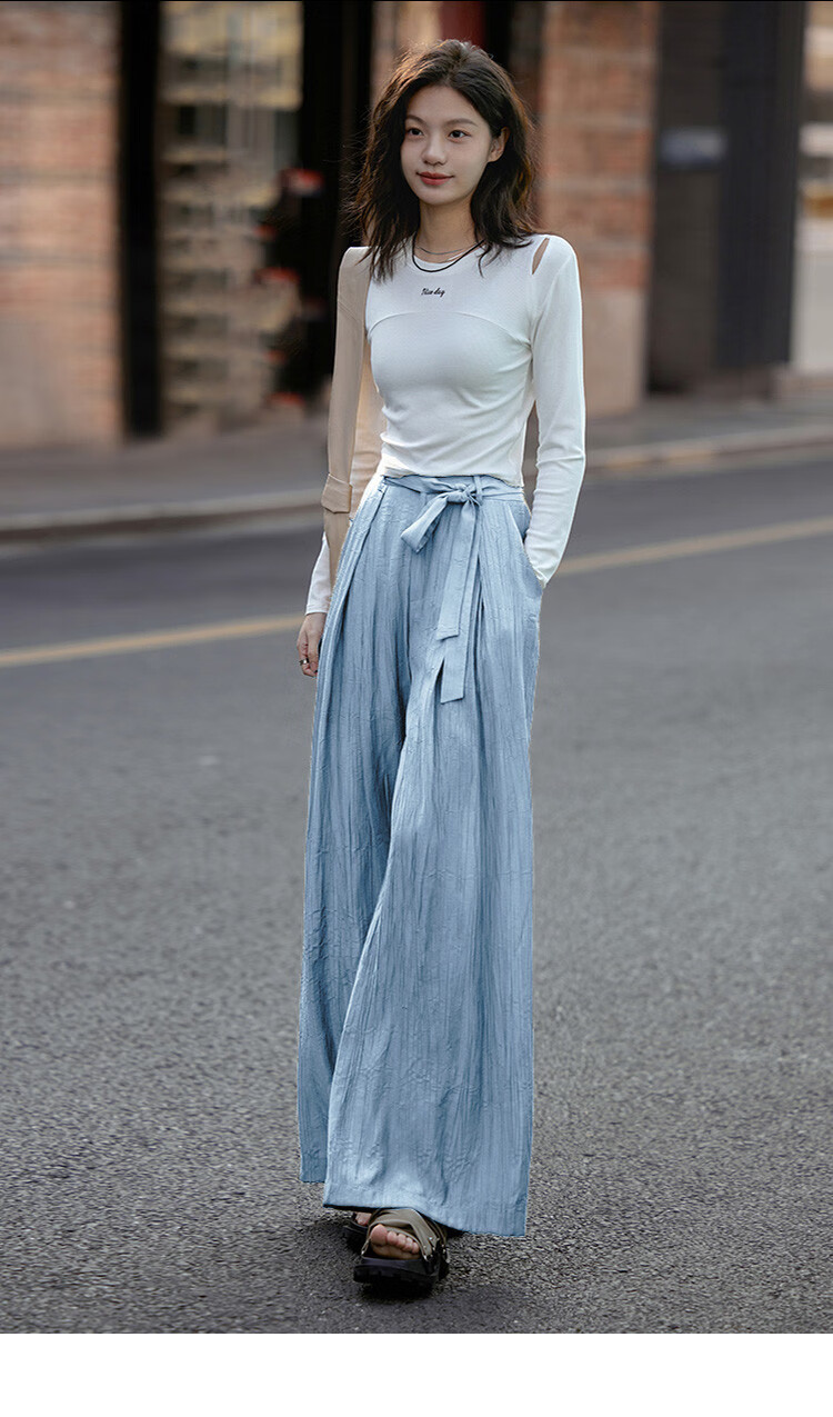Dme [Lazily Casual Pants] Autumn Style, Relaxed Fit, Textured Design, Versatile Casual Pants for Wome 11