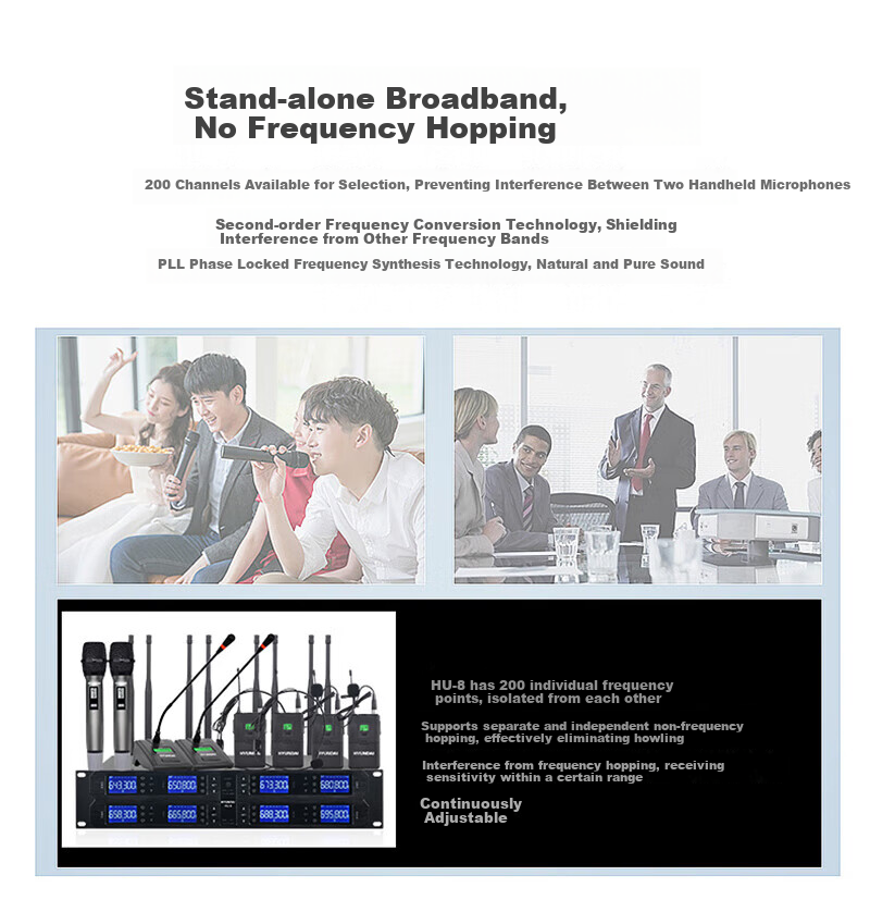 HYUNDAI BK10 Professional Small to Medium-Sized Conference Room Audio System, Wall-Mounted Speakers, Bluetooth Amplifier, Wireless Microphone Combination for Teaching, Training, And Shop Systems Equipment 23