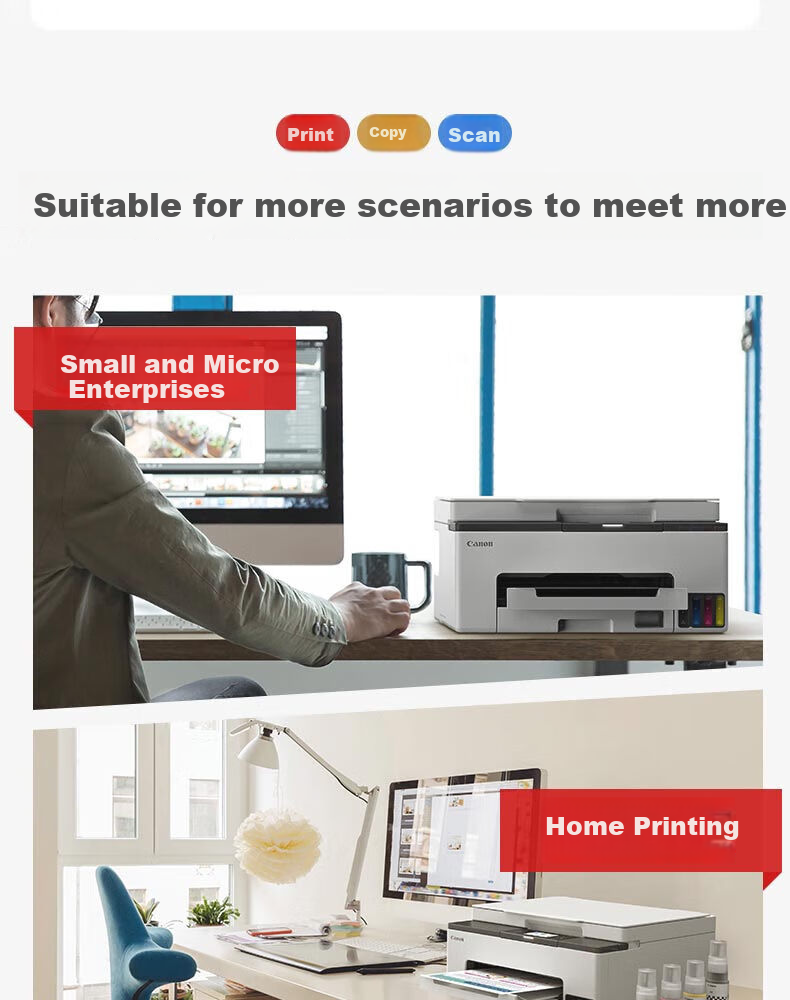 Jianeng (Canon) GX4080 High-Capacity All-In Office Fax Machine with Automatic Duplex Printing/Scanning/Copying/Faxing/WIFI for Home Use 2