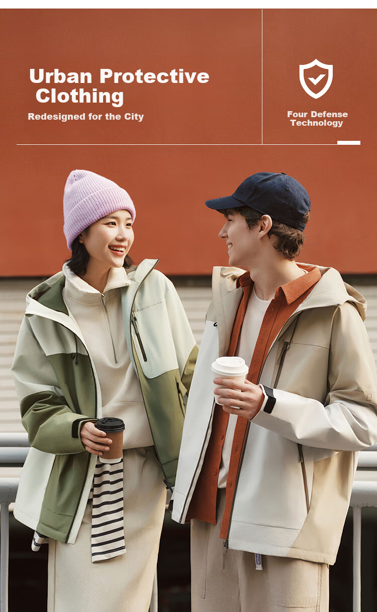 Semir Urban Protective Clothing | Geography Series Jia Rong Series Jacket for Men, Spring Loose Fit, Couples Style 101125108202 2