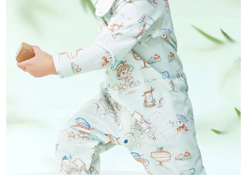 Beitaisi Baby Clothes Spring And Autumn Style, Unisex Infant Romper for Going Out, Class A Breathable Newborn Onesie 12