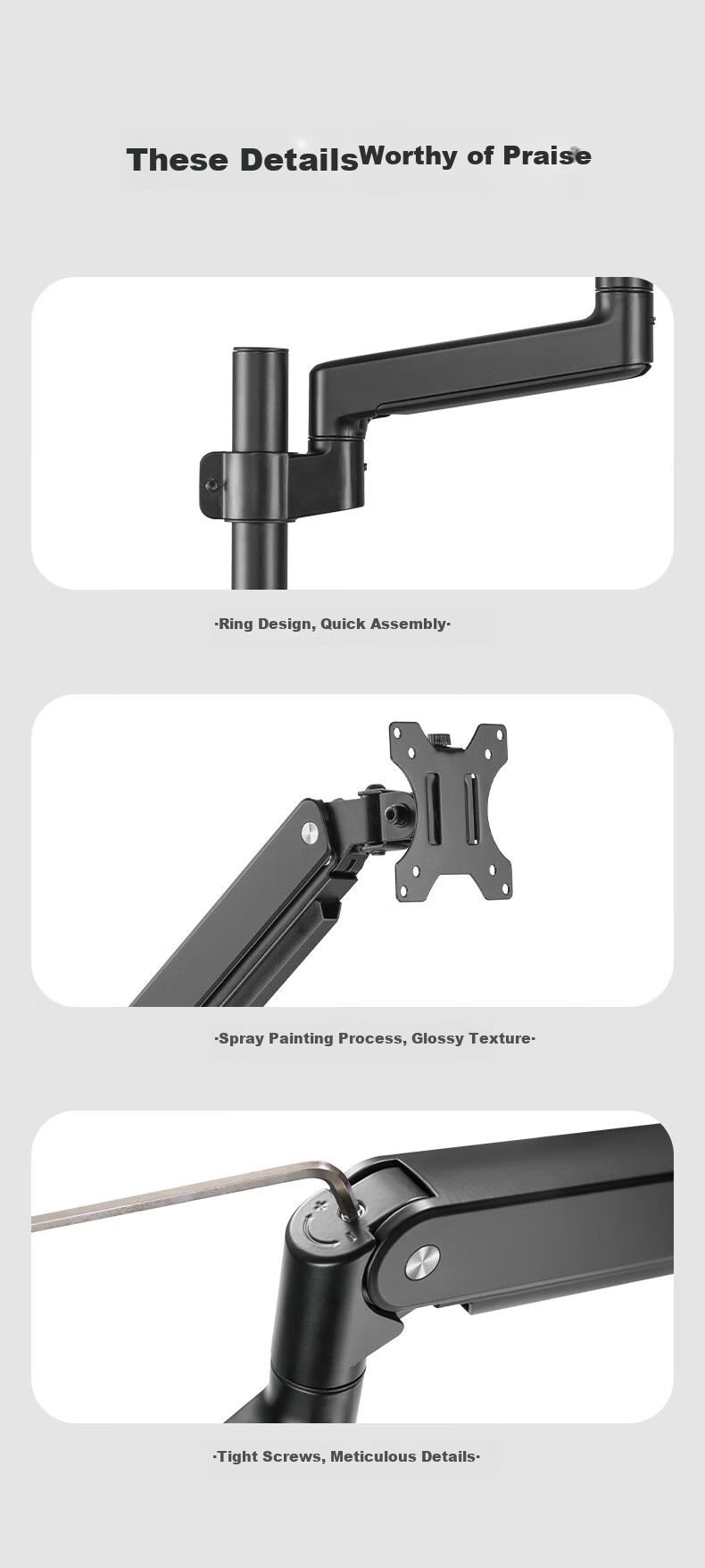Songneng Monitor Stand, Monitor Stand Accessory, T860N-1B 7