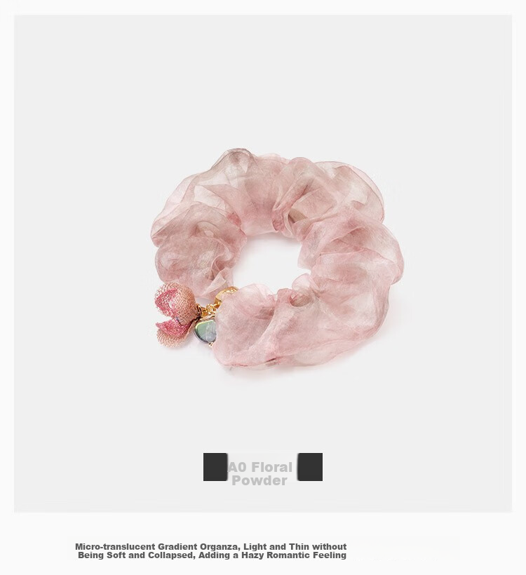 She's Overture, Camellia Hair Tie, Ladies Ponytail Hairband, Birthday Gift for Girlfriend 7