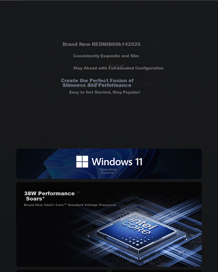 MI Notebook Redmi REDMI Book 14 2025 Thin And Light Laptop, Office Notebook, High-Performance Intel Core5-210H 2