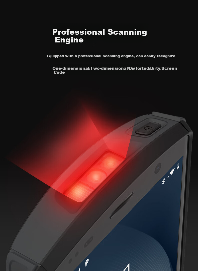 UROVO DT50X Handheld Data Terminal, Android PDA, ERP Collector, Industrial Smartphone, Inventory Counter, Wireless Scanner 3