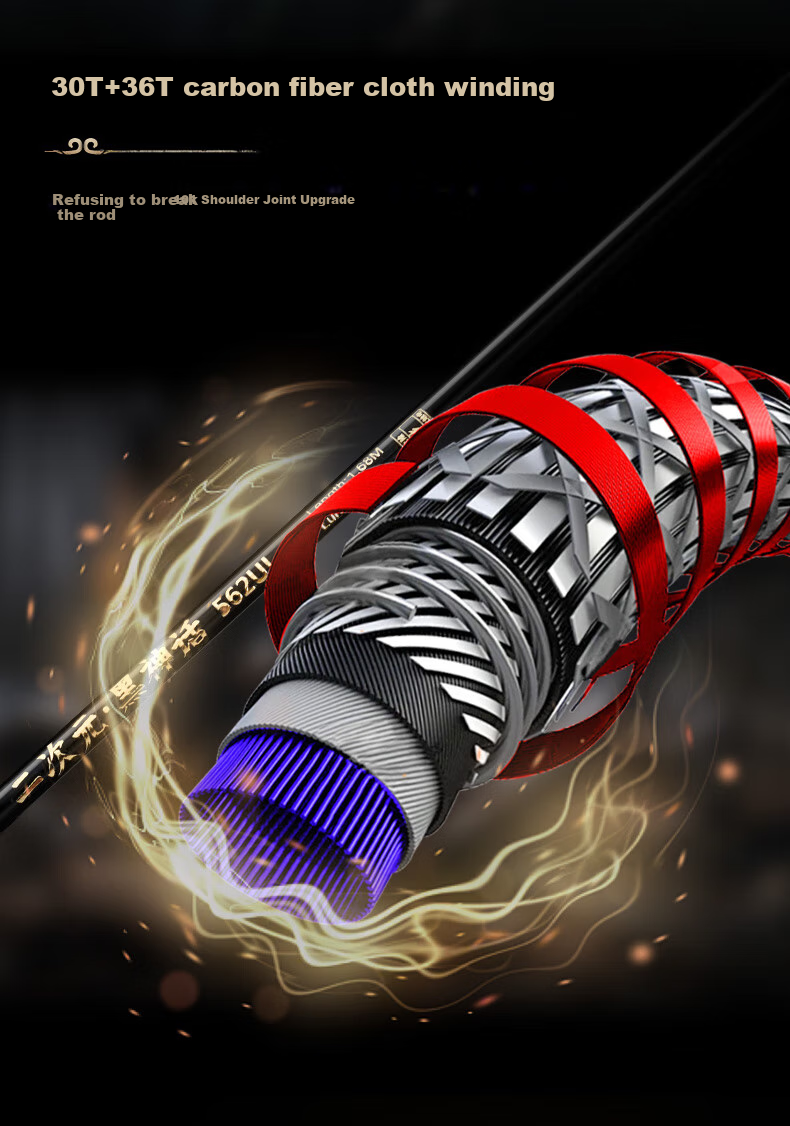 Erciyuan Lure Rod, Micro Lure Fishing Rod, UL Soft Action Solid Tip Fishing Rod, 1.5 Meter Gun Handle Single Rod 6